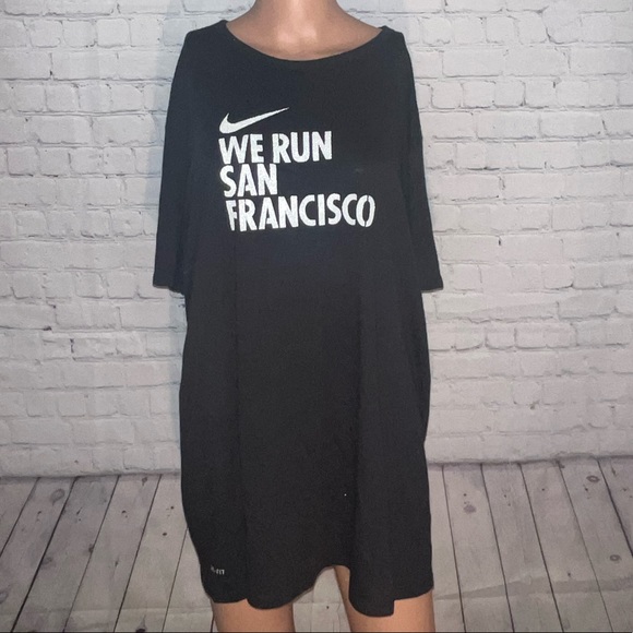 Nike Tops - The Nike Tee Dri Fit Black San Francisco Shirt size XL